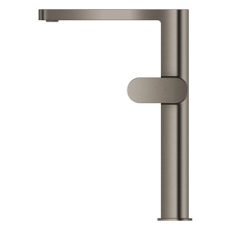 Vysoká umyvadlová baterie Grohe Plus bez výpusti kartáčovaný Hard Graphite 32618AL4