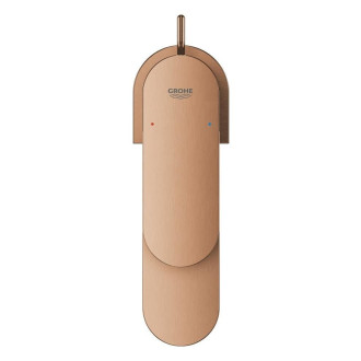 Umyvadlová baterie Grohe Plus s výpustí kartáčovaný Warm Sunset 32612DL4