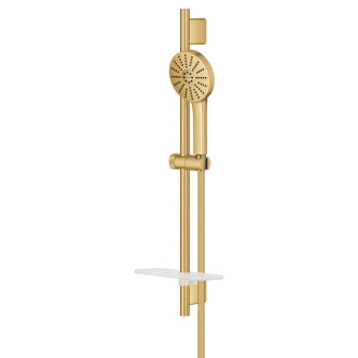 Sprchový set Grohe Vitalio Joy+ s poličkou kartáčovaný Cool Sunrise 134866GN00