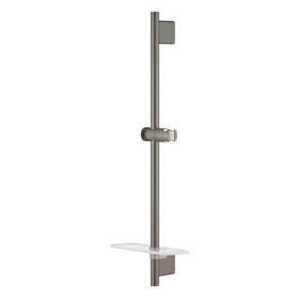 Sprchová tyč Grohe Rainshower SmartActive s poličkou kartáčovaný Hard Graphite 26602AL0
