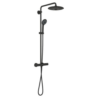 Sprchový systém Grohe Vitalio Joy s termostatickou baterií matná černá 264032432