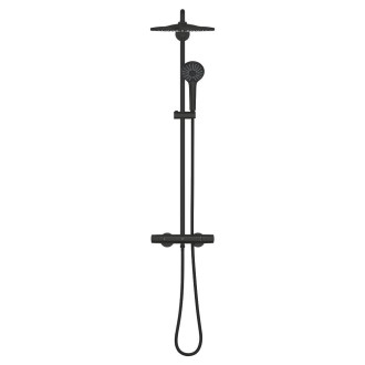 Sprchový systém Grohe Vitalio Joy s termostatickou baterií matná černá 264002431