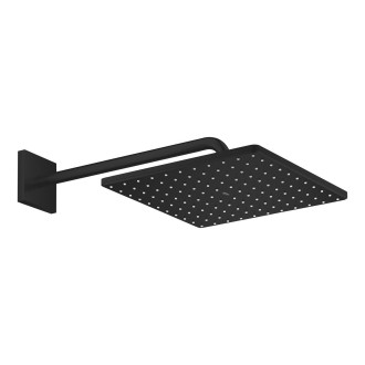 Hlavová sprcha Grohe Rainshower Mono Cube na stěnu včetně sprchového ramena matná černá 265642430