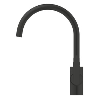 Dřezová baterie Grohe Get s otočným ramínkem matná černá 314942431