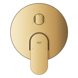 Sprchová a vanová baterie Grohe Plus bez podomítkového tělesa kartáčovaný Cool Sunrise 24093GN4
