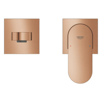 Umyvadlová baterie Grohe Plus bez podomítkového tělesa kartáčovaný Warm Sunset 29303DL4