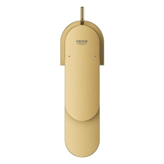 Umyvadlová baterie Grohe Plus s výpustí kartáčovaný Cool Sunrise 32612GN4