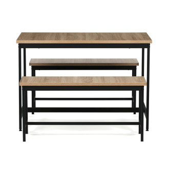 Jídelní set Autronic Hnědá MDF AUT-G1175 OAK