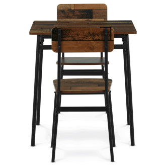 Jídelní set Autronic Hnědá MDF AUT-O2121 OLW2