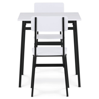 Jídelní set Autronic Bílá MDF AUT-O2121 WT