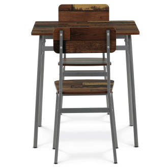Jídelní set Autronic Hnědá MDF AUT-O2122 OLW2
