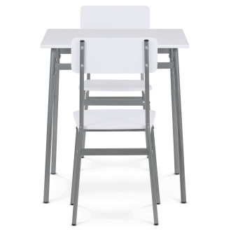 Jídelní set Autronic Bílá MDF AUT-O2122 WT