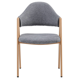 Jídelní židle Autronic Šedá Látka DCL-F4062 GREY2