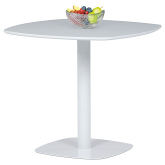 Jídelní stůl Autronic 80x80 cm Bílá MDF DT-X7117 WT