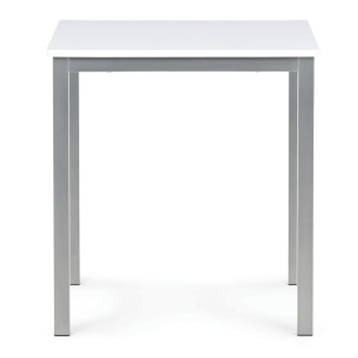 Jídelní stůl Autronic 70x70 cm Bílá Melamin GDT-201 WT