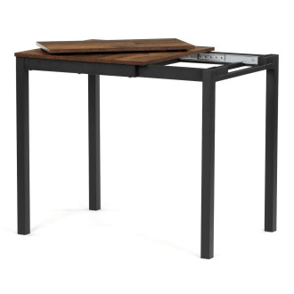 Jídelní stůl Autronic 60x60 cm Hnědá Melamin GDT-206 OLW2