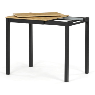 Jídelní stůl Autronic 60x60 cm Hnědá Melamin GDT-206 OAK