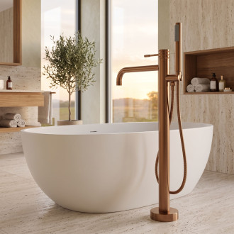 Volně stojící baterie Rea Lungo Diamond Brush Copper