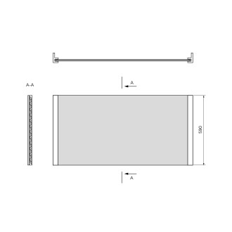 UNIVERSAL NIKA panel 150x59cm