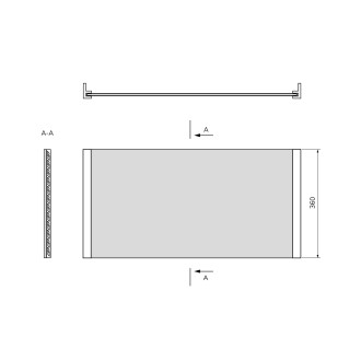 UNIVERSAL NIKA panel 110x36cm