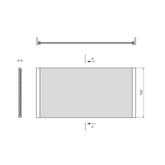 UNIVERSAL NIKA panel 160x52cm