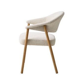 Jídelní Židle Unique Furniture ELK písek polyester 56160000