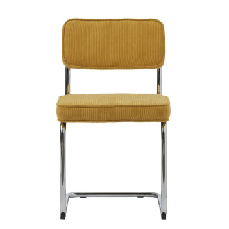 Jídelní Židle Unique Furniture RUPERT žlutá látka 37285103