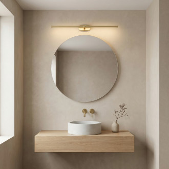 Koupelnové nástěnné LED svítidlo APP1894-1W 80 cm BRUSH GOLD