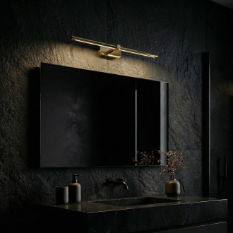 Koupelnové nástěnné LED svítidlo APP1889-1W 40 cm GOLD