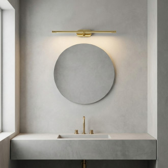 Koupelnové nástěnné LED svítidlo APP1890-1W 60 cm GOLD
