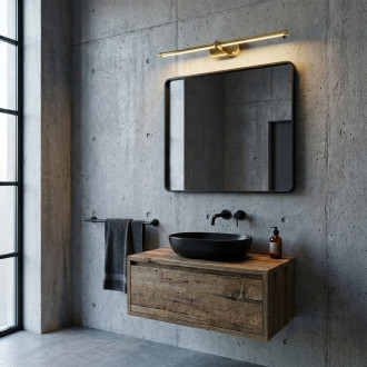 Koupelnové nástěnné LED svítidlo APP1890-1W 60 cm GOLD