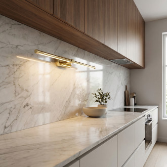 Koupelnové nástěnné LED svítidlo APP1890-1W 60 cm GOLD