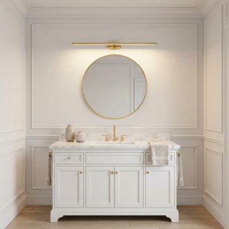 Koupelnové nástěnné LED svítidlo APP1891-1W 80 cm GOLD