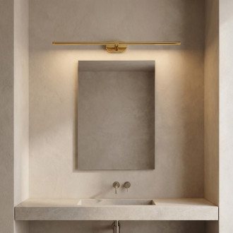 Koupelnové nástěnné LED svítidlo APP1891-1W 80 cm GOLD