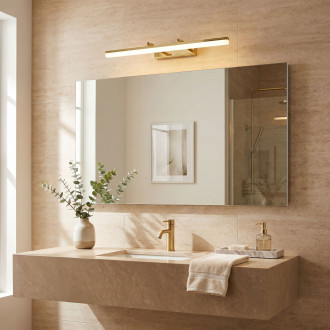 Koupelnové nástěnné LED svítidlo APP1873-1W 60cm GOLD