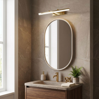Koupelnové nástěnné LED svítidlo APP1873-1W 60cm GOLD