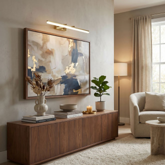 Koupelnové nástěnné LED svítidlo APP1874-1W 80cm GOLD