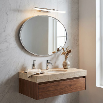 Koupelnové nástěnné LED svítidlo APP1870-1W 60cm CHROME