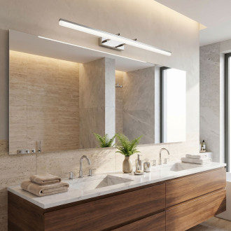 Koupelnové nástěnné LED svítidlo APP1871-1W 80cm CHROME