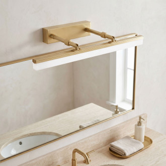 Koupelnové nástěnné LED svítidlo APP1875-1W 40cm BRUSH GOLD
