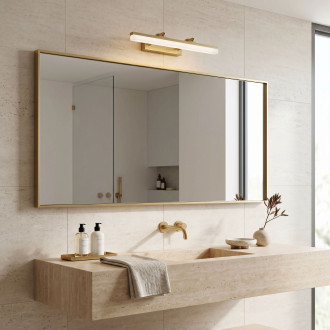 Koupelnové nástěnné LED svítidlo APP1875-1W 40cm BRUSH GOLD