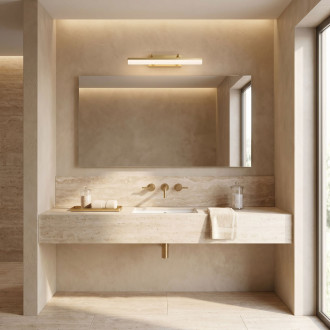 Koupelnové nástěnné LED svítidlo APP1875-1W 40cm BRUSH GOLD