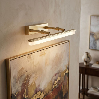 Koupelnové nástěnné LED svítidlo APP1875-1W 40cm BRUSH GOLD