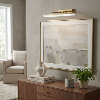 Koupelnové nástěnné LED svítidlo APP1875-1W 40cm BRUSH GOLD