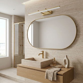 Koupelnové nástěnné LED svítidlo APP1876-1W 60cm BRUSH GOLD