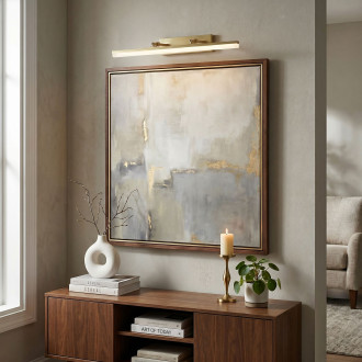 Koupelnové nástěnné LED svítidlo APP1876-1W 60cm BRUSH GOLD