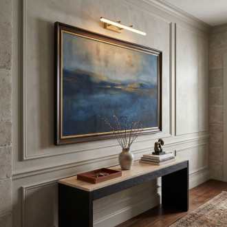 Koupelnové nástěnné LED svítidlo APP1876-1W 60cm BRUSH GOLD