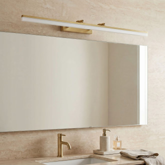 Koupelnové nástěnné LED svítidlo  APP1877-1W 80cm BRUSH GOLD