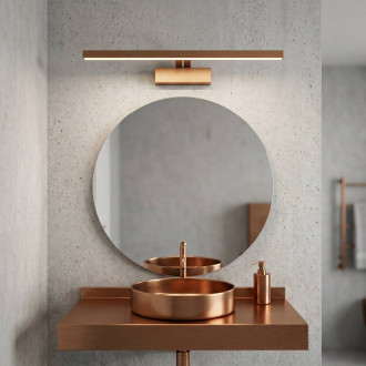 Koupelnové nástěnné LED svítidlo SWE013-1W 43cm BRUSH COPPER