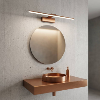 Koupelnové nástěnné LED svítidlo SWE013-1W 43cm BRUSH COPPER